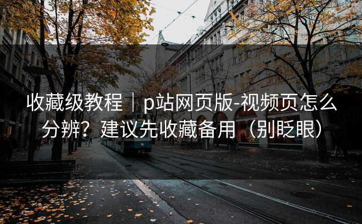 收藏级教程｜p站网页版-视频页怎么分辨？建议先收藏备用（别眨眼）